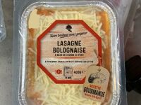 Lasagnes Bolognaise 400gr